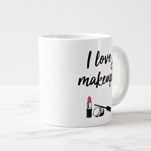 I Love Makeup Grote Koffiekop (Voorkant rechts)