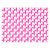 I Love Makeup Lipstick Mascara Cosmetics Hot Pink Tafelkleed (Voorkant (Horizontaal))