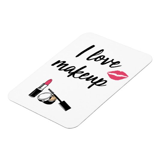 I Love Makeup Magneet (Linkerzijde)