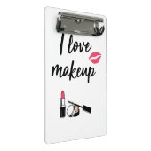 I Love Makeup Mini Klembord (Schuin)
