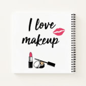 I Love Makeup Notitieboek (Achterkant)