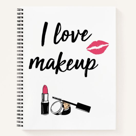 I Love Makeup Notitieboek (Voorkant)