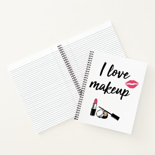 I Love Makeup Notitieboek (Binnen)