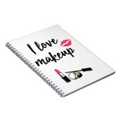 I Love Makeup Notitieboek (Rechterzijde)