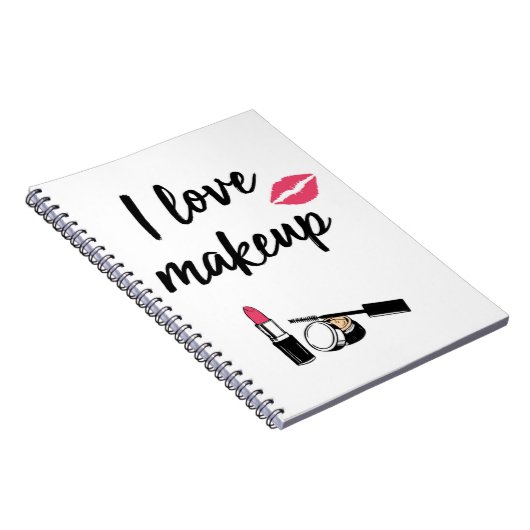 I Love Makeup Notitieboek (Rechterzijde)