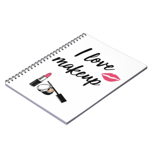 I Love Makeup Notitieboek (Linkerzijde)