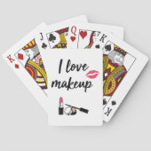 I Love Makeup Pokerkaarten (Achterkant)