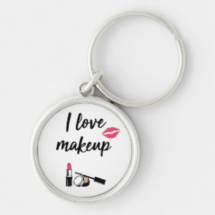 I Love Makeup Sleutelhanger