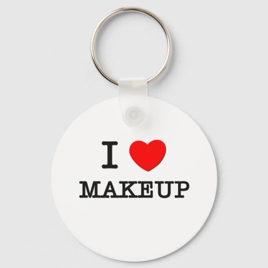 I Love Makeup Sleutelhanger (Voorkant)