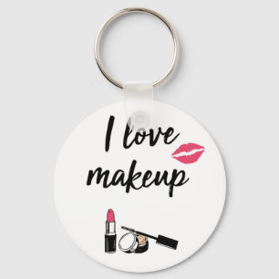 I Love Makeup Sleutelhanger
