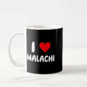 I Love Malachi - Heart - Name  Koffiemok (Links)