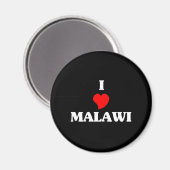 I Love Malawi Magneet (Voorkant / Achterkant)