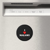 I Love Malawi Magneet (Insitu (Vaatwasser))