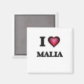 I Love Malia Magneet (Voorkant / Achterkant)