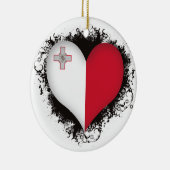  I Love Malta Keramisch Ornament (Rechts)