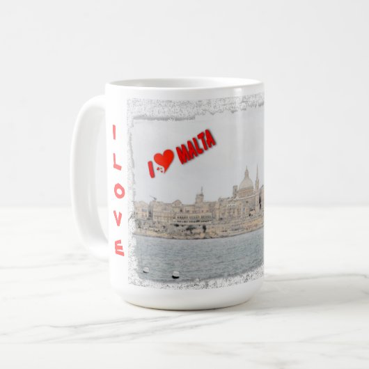 I Love Malta Koffiemok (Voorkant links)