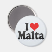 I Love Malta Magneet (Voorkant / Achterkant)