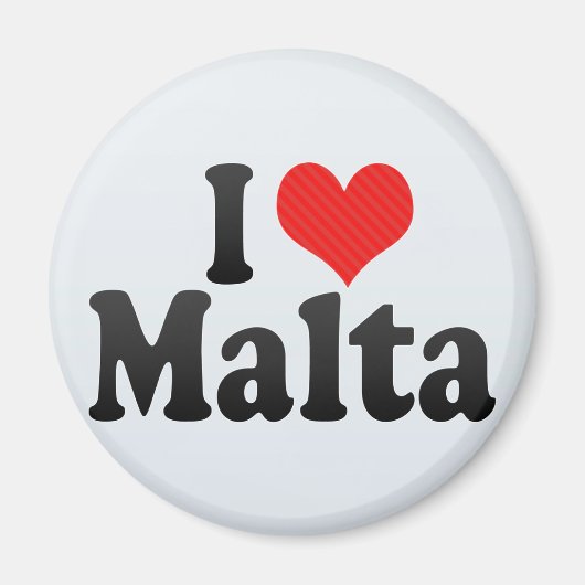 I Love Malta Magneet (Voorkant)
