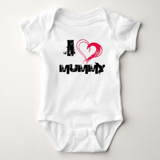 I Love mama Romper (Voorkant)
