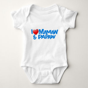I Love Mamaw & Papaw T-Shirt