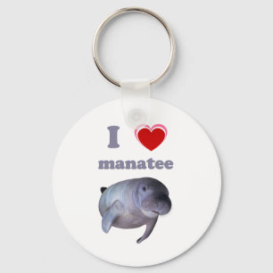 I Love Manatee Sleutelhanger