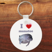 I Love Manatee Sleutelhanger (Voorkant)