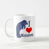 I Love Manatees Koffiemok (Links)