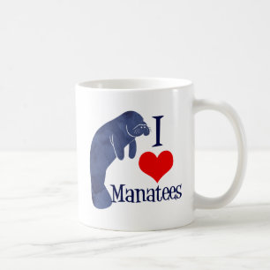 I Love Manatees Koffiemok