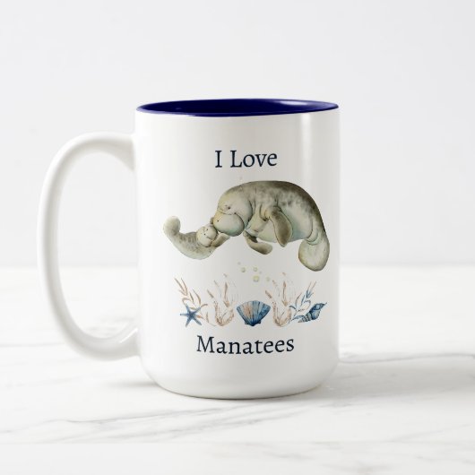 I Love Manatees Mok (Links)