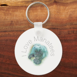 I Love Manatees Sleutelhanger