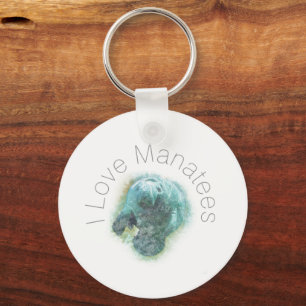 I Love Manatees Sleutelhanger