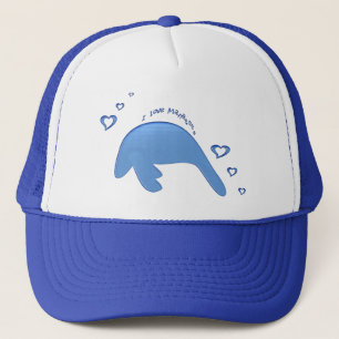I Love Manatees Trucker Pet