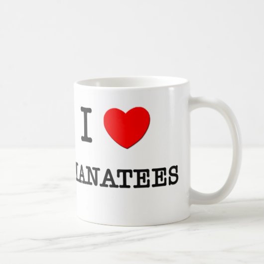 I Love MANATES Koffiemok (Rechts)