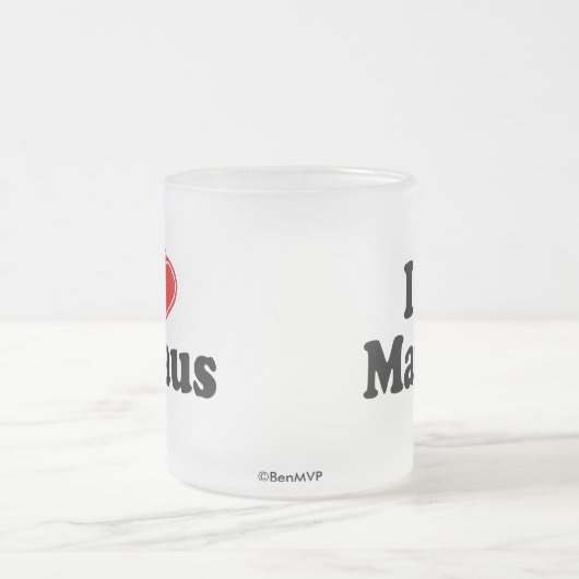 I Love Manaus Matglas Koffiemok (Center)