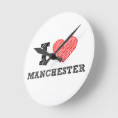 I-love-Manchester Ronde Klok (Hoek)