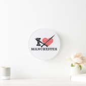 I-love-Manchester Ronde Klok (Huis)