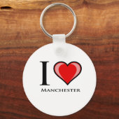 I Love Manchester Sleutelhanger (Voorkant)