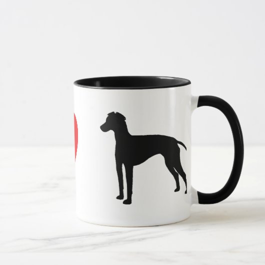 I Love Manchester Terriers Mok (Rechts)