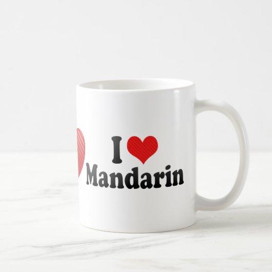 I Love Mandarin Koffiemok (Rechts)