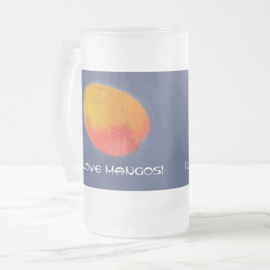 I Love Mango Matglas Bierpul (Voorkant links)