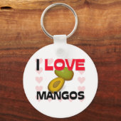 I Love Mangos Sleutelhanger (Voorkant)