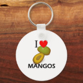I Love Mangos Sleutelhanger (Voorkant)