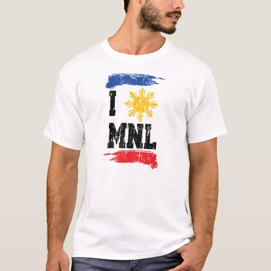 I Love Manila T-shirt (Voorkant)