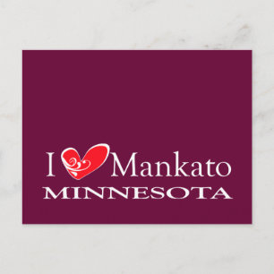I Love Mankato Minnesota Briefkaart