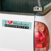 I Love Mankato Minnesota Bumpersticker (Op Truck)