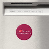 I Love Mankato Minnesota Magneet (Insitu (Vaatwasser))
