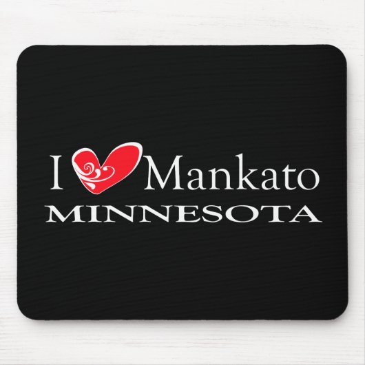 I Love Mankato Minnesota Muismat (Voorkant)