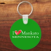 I Love Mankato Minnesota Sleutelhanger (Voorkant)