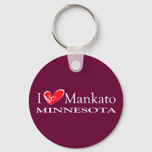 I Love Mankato Minnesota Sleutelhanger