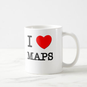 I Love Maps Koffiemok